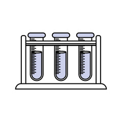 Flask for chemistry lab icon vector illustration graphic design