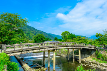 Fototapeta premium 京都 嵐山 中之島地区