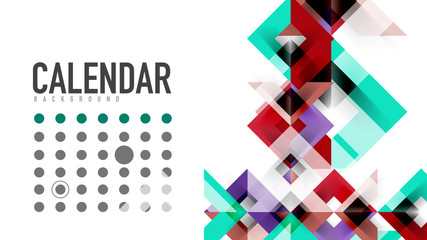 Business presentation geometric template