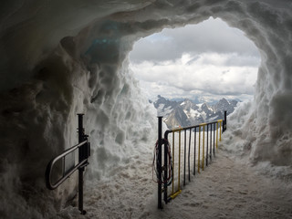  Views from the ice cave, Chamonix, Alps, France - 169259062