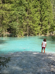 familienausflug zum see