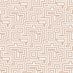 Geometric pattern for wallpapers. Beige seamless background