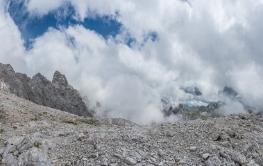 The mountains of Alps in Bavaria, Germany