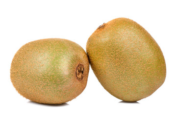 Kiwi fruit isolated on the white background