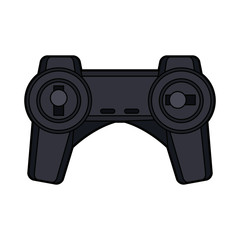 remote control for drone device symbol vector illustration