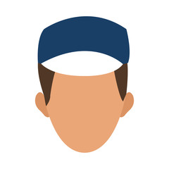 man face character people image vector illustration