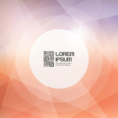 Blurred background. Modern pattern. Vector illustration with place for text.