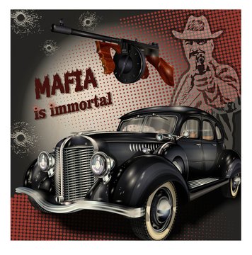 Mafia or gangster background