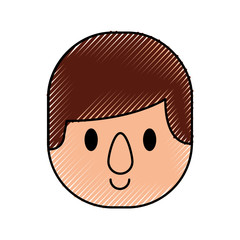 Fototapeta premium man avatar character icon vector illustration design