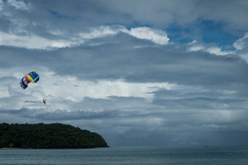Parasailer in the Sky