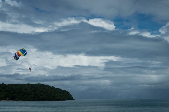 Parasailer in the Sky
