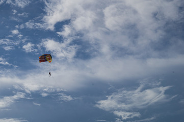 Parasailer in the Sky