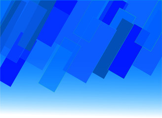 Abstract Blue Rectangle Illustration