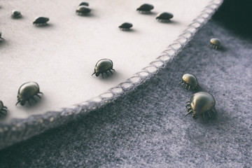 If mites would be visible - 3d rendering