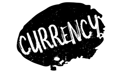 Currency rubber stamp. Grunge design with dust scratches. Effects can be easily removed for a clean, crisp look. Color is easily changed.