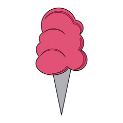 cotton candy icon image vector illustration design 