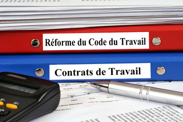 Dossier réforme du code du travail et contrats de travail