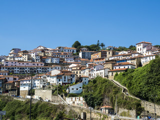 Fototapeta na wymiar Vistas de Lastres,Asturias,España