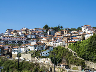 Fototapeta premium Vistas de Lastres,Asturias,España