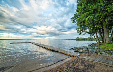 Fototapeta premium Typical Swedish lake landscape in summer season