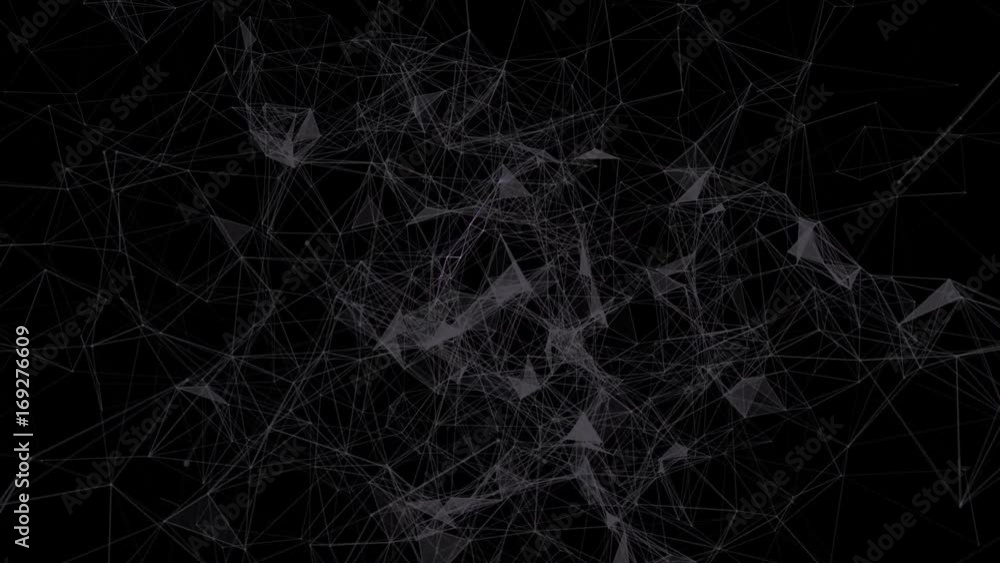 Poster brain party.abstract plexus background for different events and projects.seamless loop.
