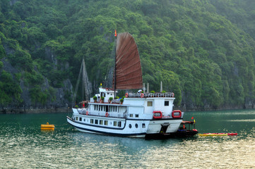 discovered bai of halong in boat