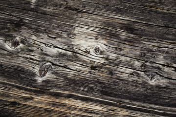 small hacks on old wood board