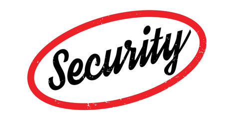 Security rubber stamp. Grunge design with dust scratches. Effects can be easily removed for a clean, crisp look. Color is easily changed.