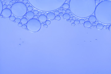 oil and water mixed together
