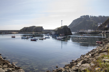 Pequeño puerto pesquero del norte