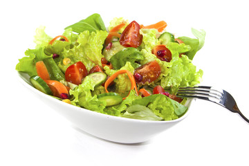 Healthy green salad