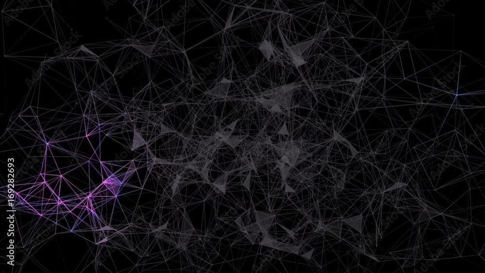 Poster distribution of signals from the information center.abstract plexus background for different events 