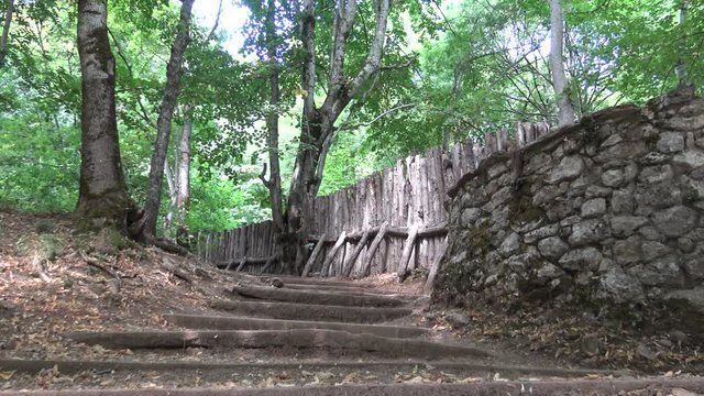 Natural landscape of mountain Asturias Spain