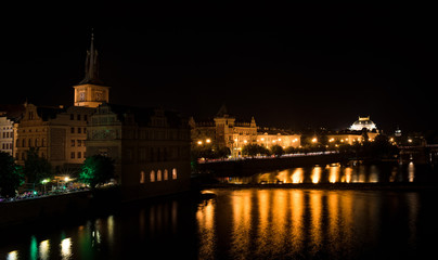 Obraz na płótnie Canvas Prague at night