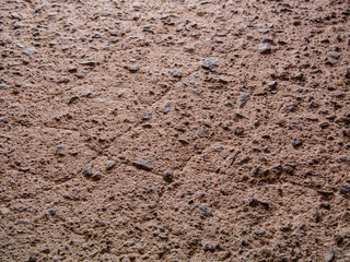 Brown cracked dry ground for background