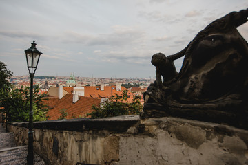 prague town czech republic bridge