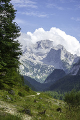 Obraz premium Gosau jezioro Austria