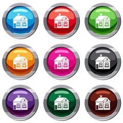 Large single-storey house set 9 collection