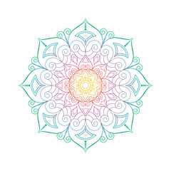 Flower Mandalas. Vintage decorative elements. Oriental pattern, vector illustration. Islam, Arabic, Indian, turkish, pakistan, chinese, ottoman motifs