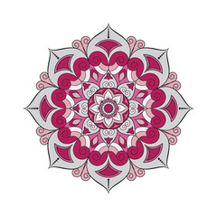 Flower Mandalas. Vintage decorative elements. Oriental pattern, vector illustration. Islam, Arabic, Indian, turkish, pakistan, chinese, ottoman motifs