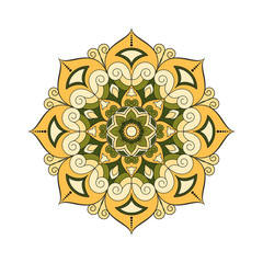 Flower Mandalas. Vintage decorative elements. Oriental pattern, vector illustration. Islam, Arabic, Indian, turkish, pakistan, chinese, ottoman motifs