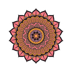 Flower Mandalas. Vintage decorative elements. Oriental pattern, vector illustration. Islam, Arabic, Indian, turkish, pakistan, chinese, ottoman motifs