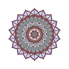 Flower Mandalas. Vintage decorative elements. Oriental pattern, vector illustration. Islam, Arabic, Indian, turkish, pakistan, chinese, ottoman motifs