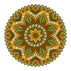 Flower Mandalas. Vintage decorative elements. Oriental pattern, vector illustration. Islam, Arabic, Indian, turkish, pakistan, chinese, ottoman motifs
