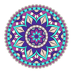 Flower Mandalas. Vintage decorative elements. Oriental pattern, vector illustration. Islam, Arabic, Indian, turkish, pakistan, chinese, ottoman motifs
