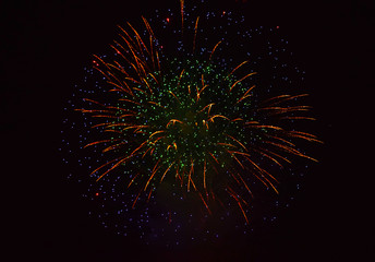 Fuegos artificiales. 