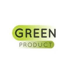 Vector Icon Style Illustration Logo for Organic Vegan Healthy Shop or Store. Green Natural Tree Plant with Leafs Symbol