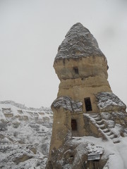 トルコ　カッパドキア　岩のホテル
