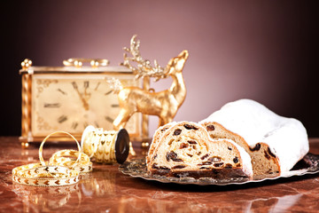 Christmas Stollen and Christmas decorations