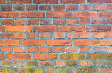 Alte Stein Mauer Backstein Ziegelstein Hintergrund